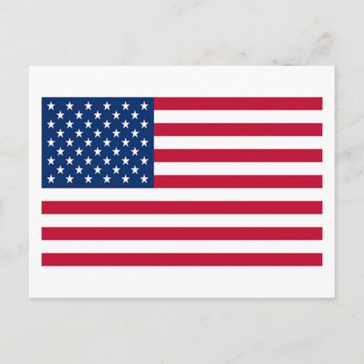Vlag van de Verenigde Staten van Amerika Briefkaart (Voorkant)