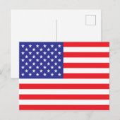 Vlag van de Verenigde Staten van Amerika Briefkaart (Voorkant / Achterkant)