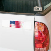 Vlag van de Verenigde Staten van Amerika Bumpersticker (Op Truck)
