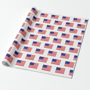 Vlag van de Verenigde Staten van Amerika Cadeaupapier