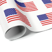 Vlag van de Verenigde Staten van Amerika Cadeaupapier (Rol Hoek)