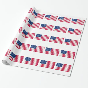 Vlag van de Verenigde Staten van Amerika Cadeaupapier