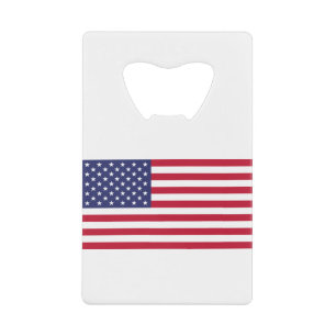 Vlag van de Verenigde Staten van Amerika Creditkaart Flessenopener