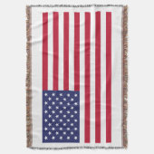 Vlag van de Verenigde Staten van Amerika Deken (Voorkant Verticaal)