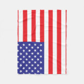 Vlag van de Verenigde Staten van Amerika Fleece Deken (Voorkant)