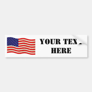 Vlag van de Verenigde Staten van Amerika - grungy Bumpersticker