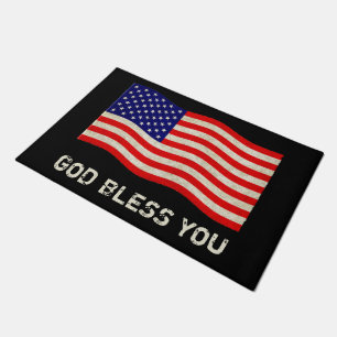 Vlag van de Verenigde Staten van Amerika - grungy Deurmat