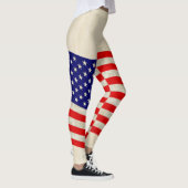 Vlag van de Verenigde Staten van Amerika - grungy Leggings (Rechts)