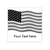 Vlag van de Verenigde Staten van Amerika - grungy Rubberstempel (Afrduk)