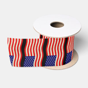 Vlag van de Verenigde Staten van Amerika - grungy Satijnen Lint