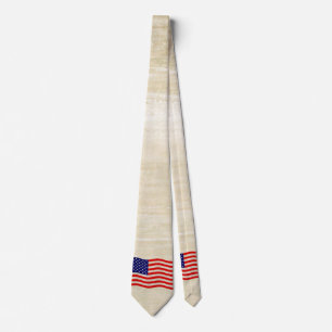 Vlag van de Verenigde Staten van Amerika - grungy Stropdas