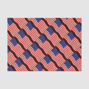 Vlag van de Verenigde Staten van Amerika - grungy Tissuepapier