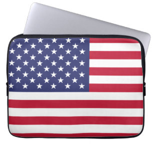 Vlag van de Verenigde Staten van Amerika Laptop Sleeve