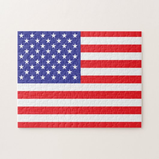 Vlag van de Verenigde Staten van Amerika Legpuzzel (Horizontaal)