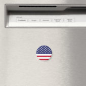 Vlag van de Verenigde Staten van Amerika Magneet (Insitu (Vaatwasser))