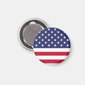 Vlag van de Verenigde Staten van Amerika Magneet (Voorkant / Achterkant)