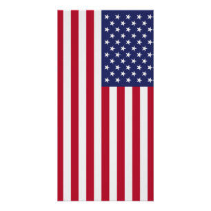 Vlag van de Verenigde Staten van Amerika Perfect Poster