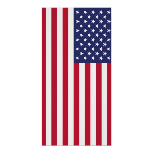 Vlag van de Verenigde Staten van Amerika Perfect Poster (Voorkant)