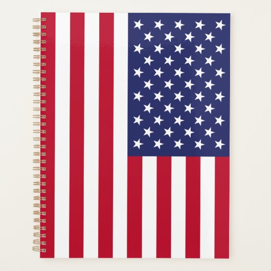 Vlag van de Verenigde Staten van Amerika Planner (Voorkant)