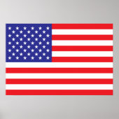 Vlag van de Verenigde Staten van Amerika Poster (Voorkant)