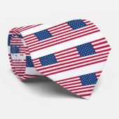 Vlag van de Verenigde Staten van Amerika Stropdas (Opgerold)