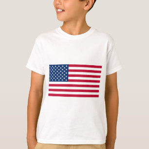 Vlag van de Verenigde Staten van Amerika T-shirt