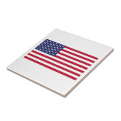 Vlag van de Verenigde Staten van Amerika Tegeltje (Zijkant)