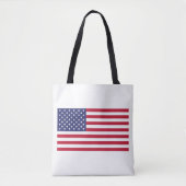 Vlag van de Verenigde Staten van Amerika Tote Bag (Voorkant)