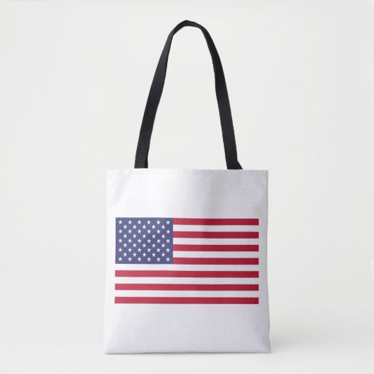 Vlag van de Verenigde Staten van Amerika Tote Bag (Voorkant)