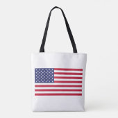Vlag van de Verenigde Staten van Amerika Tote Bag (Achterkant)