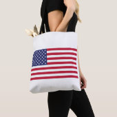 Vlag van de Verenigde Staten van Amerika Tote Bag (Dichtbij)