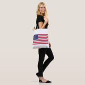 Vlag van de Verenigde Staten van Amerika Tote Bag (Op model)
