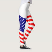 Vlag van de Verenigde Staten van Amerika - uw idee Leggings (Rechts)