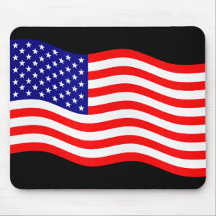 Vlag van de Verenigde Staten van Amerika - uw idee Muismat