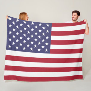 Vlag van de Verenigde Staten van Amerika (VS) Fleece Deken