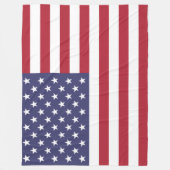 Vlag van de Verenigde Staten van Amerika (VS) Fleece Deken (Voorkant)