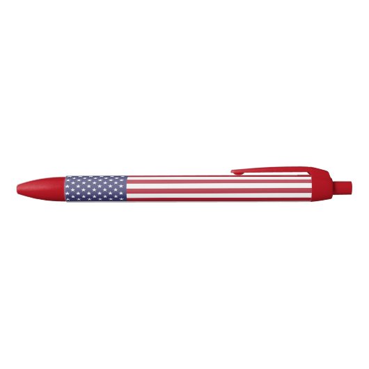 Vlag van de Verenigde Staten Zwarte Inkt Pen (Bovenkant)