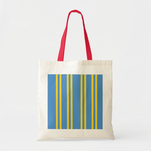 Vlag van de verticale parallelle nok van Aruba Tote Bag (Voorkant)
