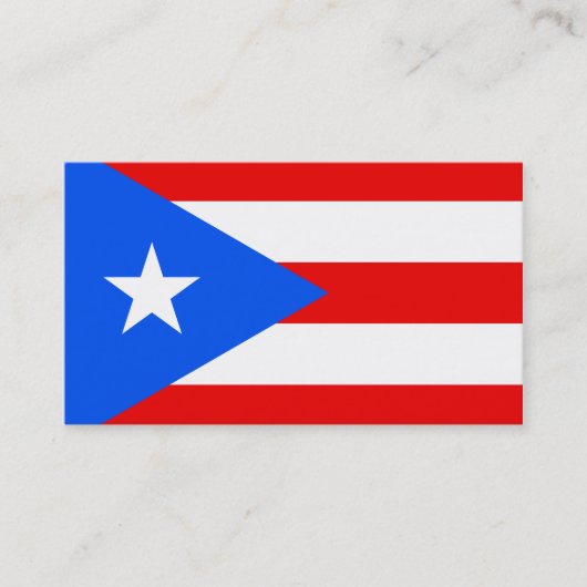 Vlag van de Visitekaartjes van Puerto Rico (Voorkant)