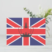 Vlag van de vlag van de Unie Kaart (Staand voorkant)