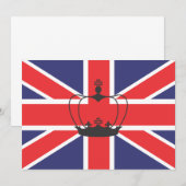 Vlag van de vlag van de Unie Kaart (Voorkant / Achterkant)