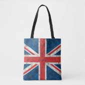 Vlag van de vlag van de Unie verhit Tote Bag (Voorkant)