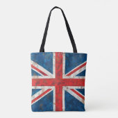 Vlag van de vlag van de Unie verhit Tote Bag (Achterkant)