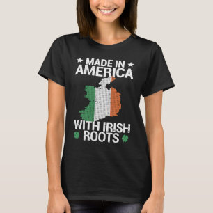 Vlag van de vlag van de Verenigde Staten Ierland,  T-shirt