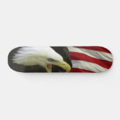 VLAG VAN DE VLAG VAN DE VS met het Decennium van h Skateboard (Horizontaal)