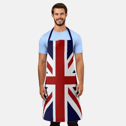 Vlag van de vlag van Groot-Brittannië Schort (Gedragen)