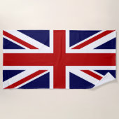 Vlag van de vlag van Groot-Brittannië Strandlaken (Voorkant)