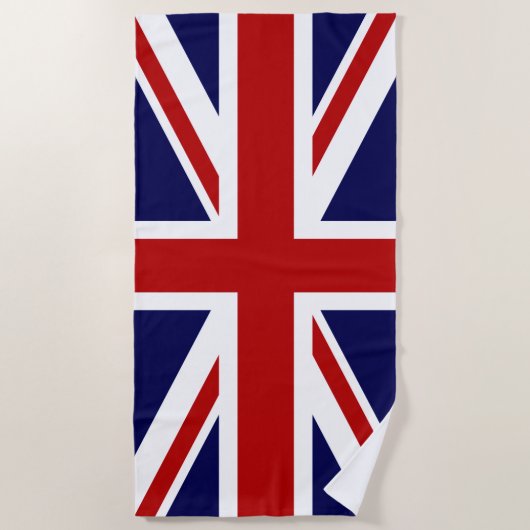 Vlag van de vlag van Groot-Brittannië Strandlaken (Voorkant)