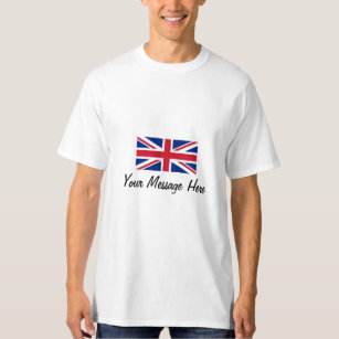 Vlag van de vlag van Groot-Brittannië van de Unie T-shirt