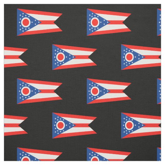 Vlag van de vlaggenstaat Ohio Stof (Swatch)